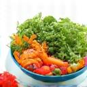 Healthy meal being prepared